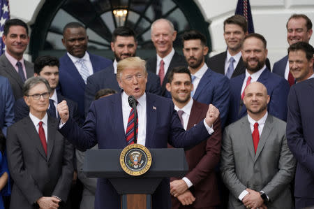 The Red Sox' White House visit, in photos