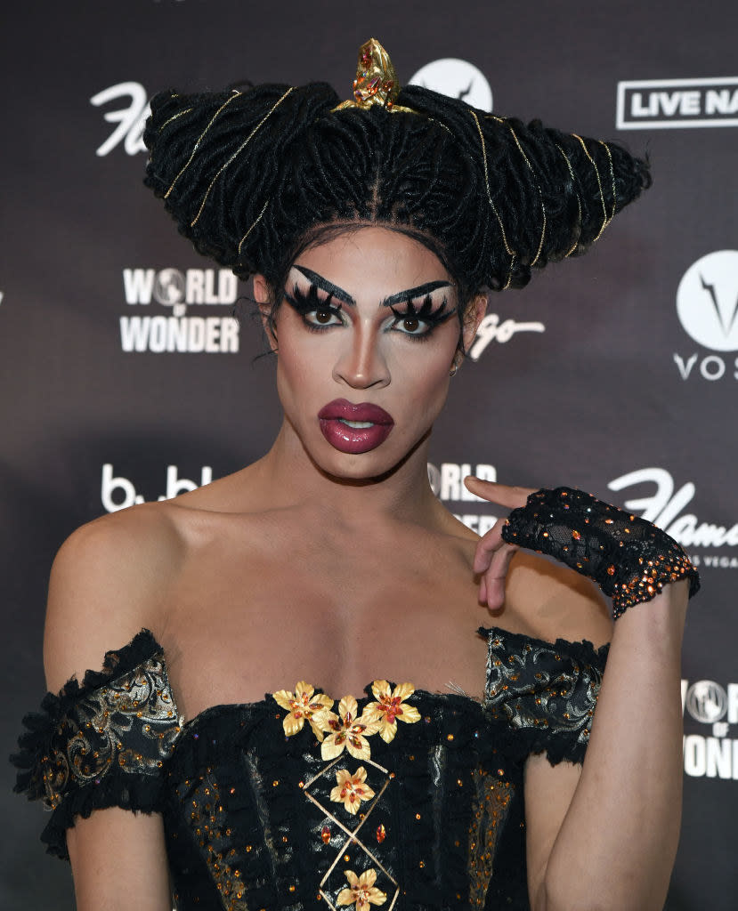 closeup of yvie