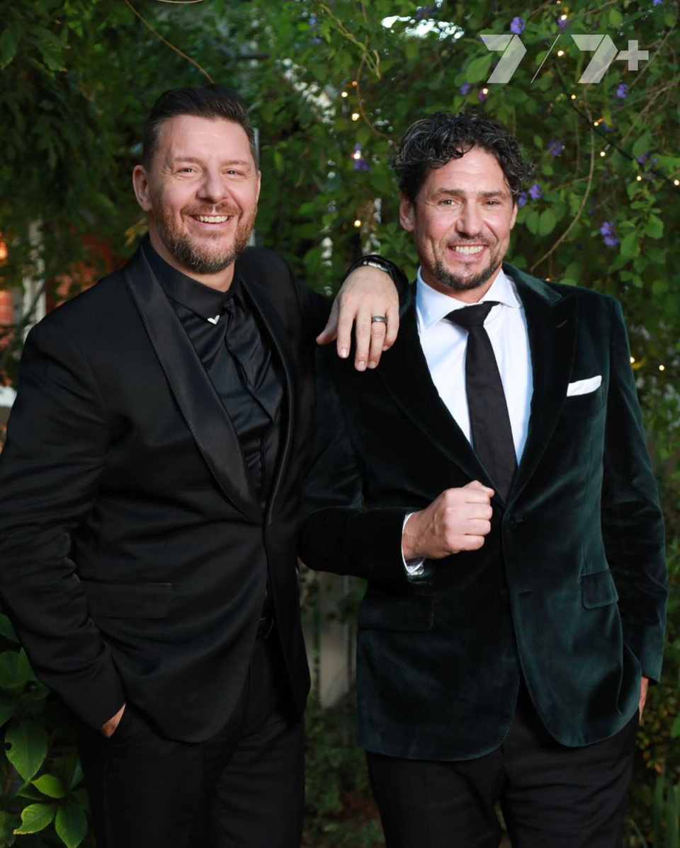 My Kitchen Rules' Manu Feildel and Colin Fassnidge.