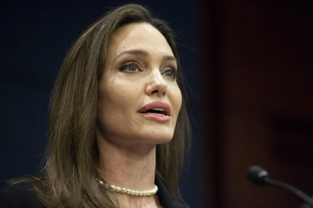 Angelina Jolie Attends Biden's Signing of Violence Against Women