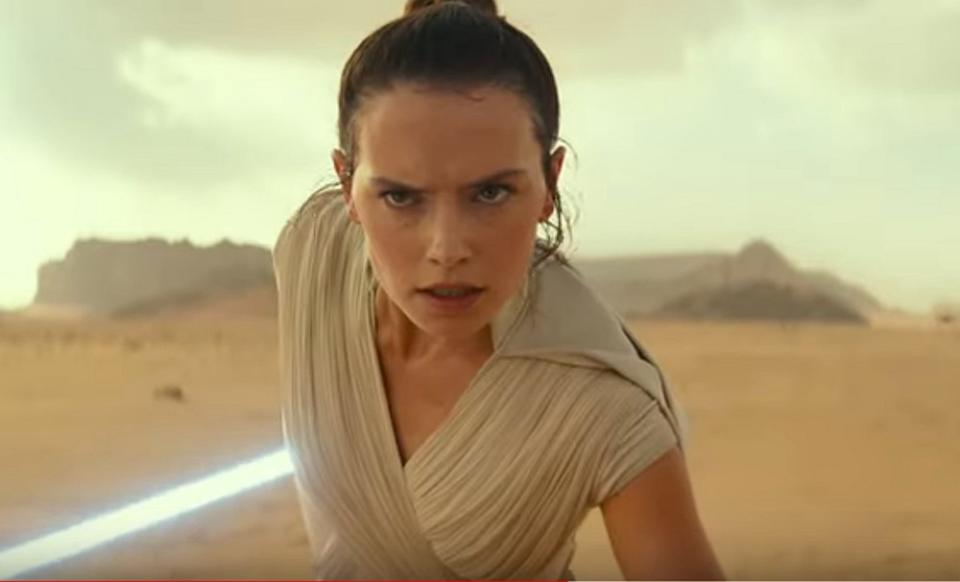 Rey (Daisy Ridley) in 'Star Wars: The Rise of Skywalker.'  — Image from Lucasfilm/Disney/YouTube via AFP