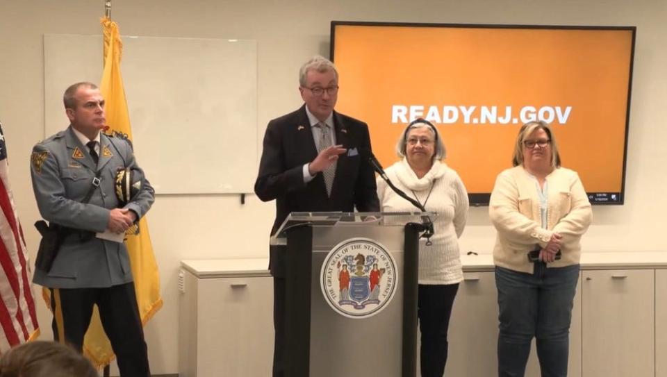 Gov. Phil Murphy gives an update on what to expect from snowstorm for Jan. 19