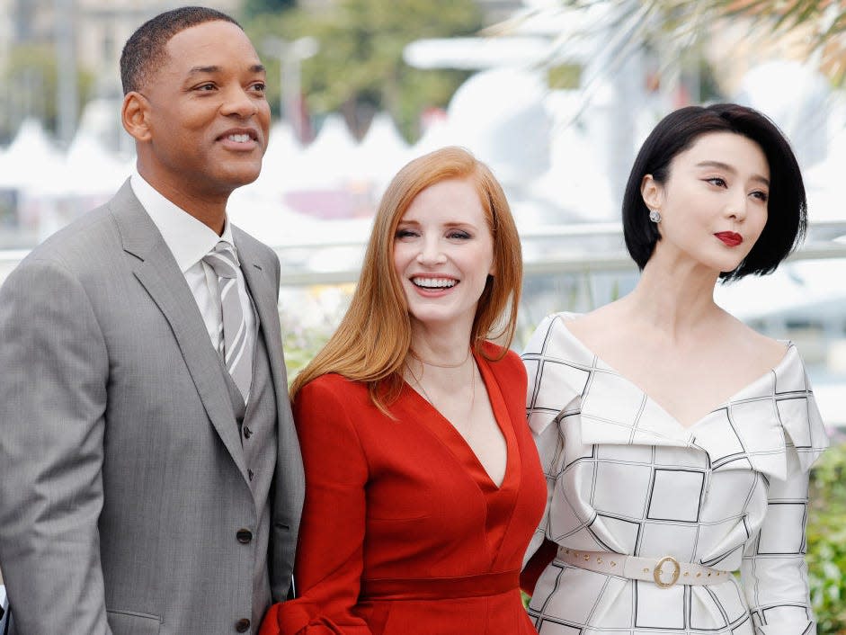 will smith Jessica Chastain Fan Bingbing