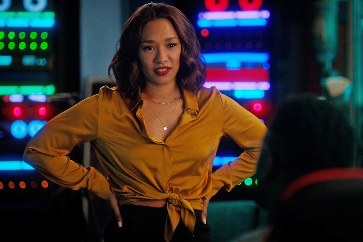 The Flash -- "Masquerade" -- Image Number: FLA713fg_0007r.jpg -- Pictured: Candice Patton as Iris West - Allen -- Photo: Bettina Strauss/The CW -- © 2021 The CW Network, LLC. All Rights Reserved.Photo Credit: Bettina Strauss