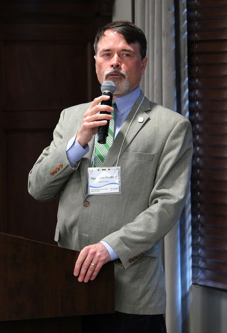 Oklahoma Rep. John Waldron during Muslim Day at the Oklahoma Capitol Monday, March 13, 2023