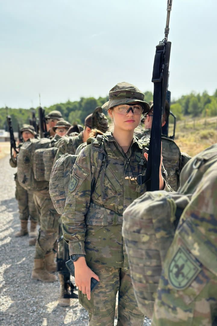 La Princesa Leonor durante su instrucción en la Academia General Militar de Zaragoza (ESPAÑA EUROPA MADRID POLÍTICA CASA REAL)