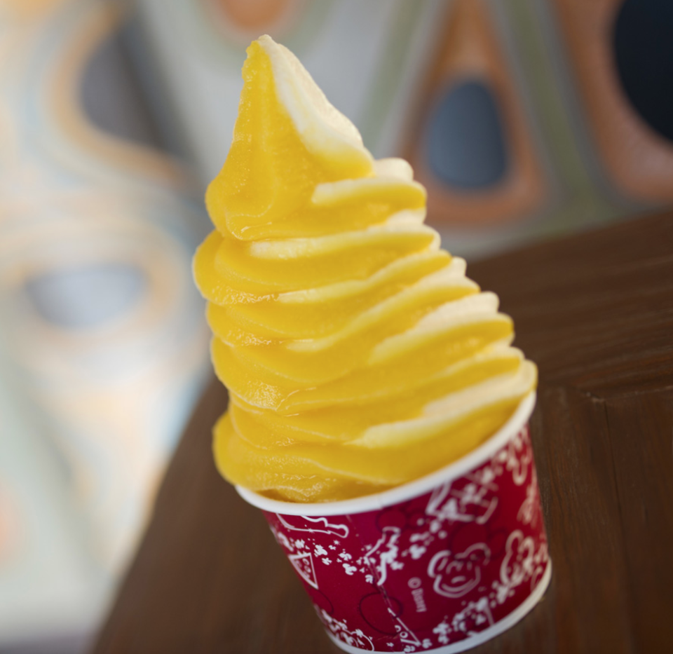 <p>Way back when, Disney World partnered with the Florida Citrus Commission to source orange juice to create the iconic Citrus Swirl. This ice cream treat even came with a mascot. The <a href="https://www.youtube.com/watch?v=HR9ocXf9wUs" rel="nofollow noopener" target="_blank" data-ylk="slk:Orange Bird;elm:context_link;itc:0;sec:content-canvas" class="link ">Orange Bird</a> can be found at key locations within the park representing the original partnership. </p>