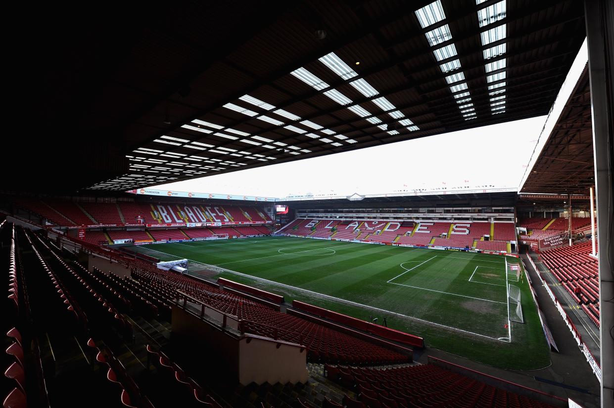 General Views of Bramall Lane Stadium prior to the npower Championship match between Sheffield United and Nottingham Forest at Bramall Lane on March 8, 2011 in Sheffield, England.