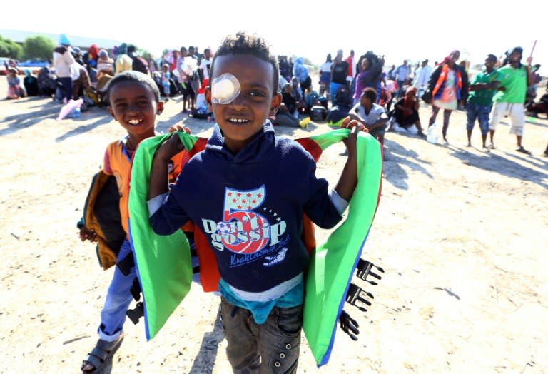 Children were among those held by the UN-backed GNA during recent clashes in Sabratha