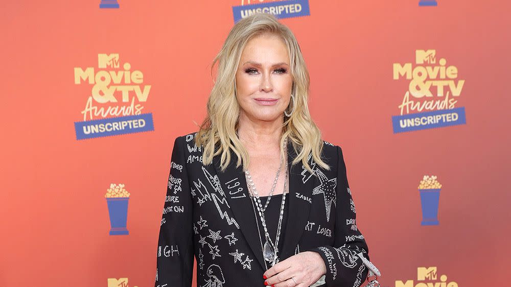 SANTA MONICA, CALIFORNIA: In this image released on June 5, Kathy Hilton attends the 2022 MTV Movie & TV Awards: UNSCRIPTED at Barker Hangar in Santa Monica, California and broadcast on June 5, 2022. (Photo by Rich Polk/Getty Images for MTV)