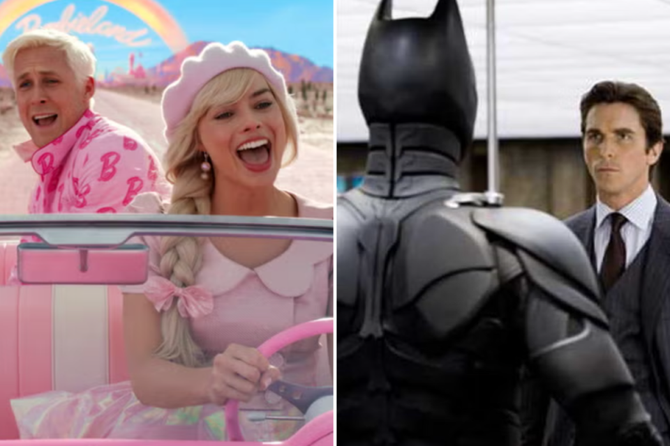 ‘Barbie’ and ‘The Dark Knight’ (Warner Bros)