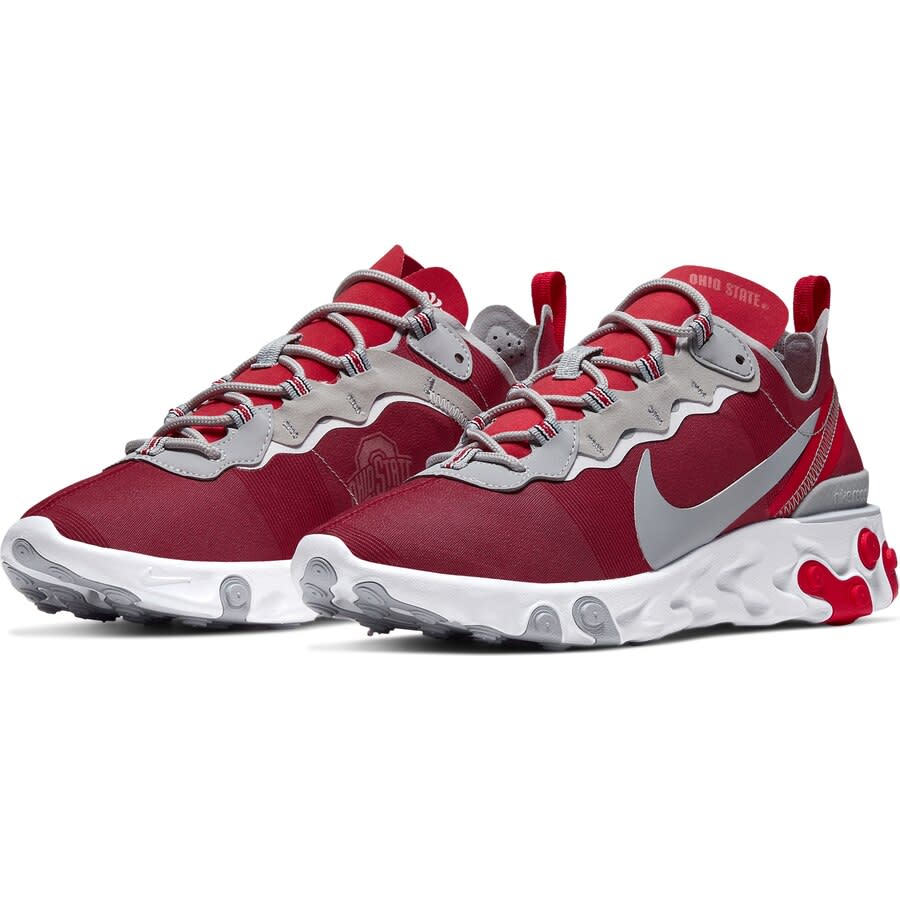 Ohio State Buckeyes React Element 55 Sneakers