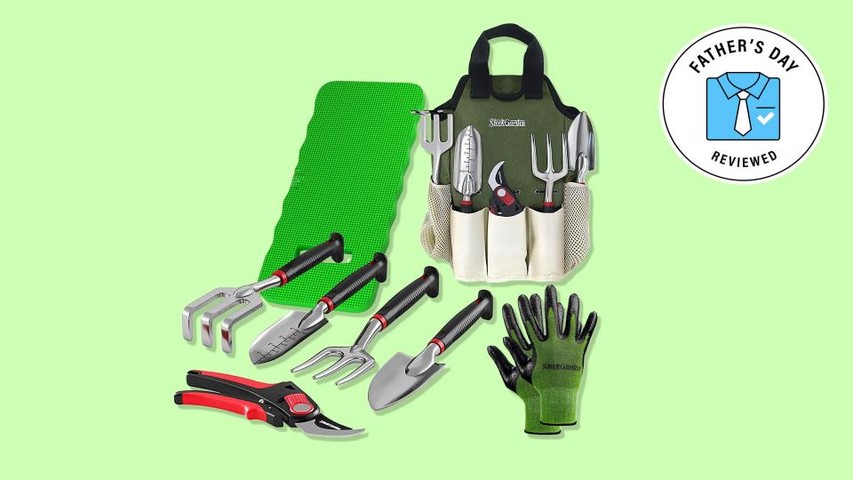 Snag a complete gardening tool set at Amazon for your garden-loving dad this Father's Day.