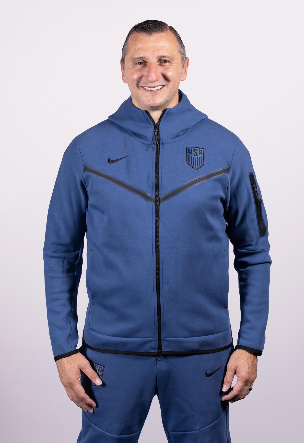 Vlatko Andonovski, head coach of 2023 World Cup USA women's national soccer team (Catherine Ivill / FIFA via Getty Images)