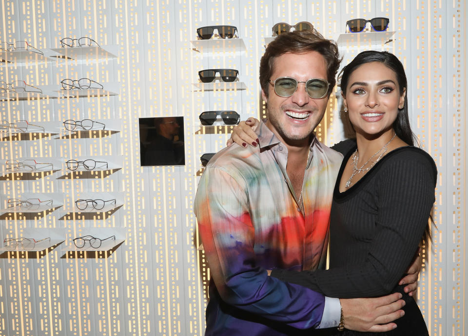 MEXICO CITY, MEXICO - OCTOBER 13: Diego Boneta and Renata Notni attend the MYKITA Shop Mexico City opening at MYKITA Shop Mexico City on October 13, 2021 in Mexico City, Mexico. (Photo by Victor Chavez/Getty Images)