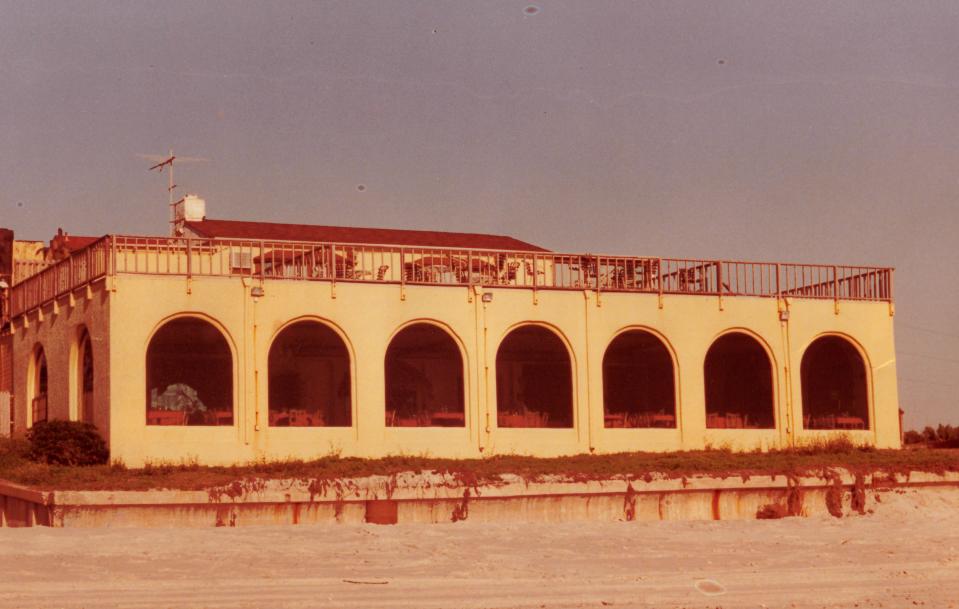 The oceanfront side of Le Chateau restaurant in Atlantic Beach.