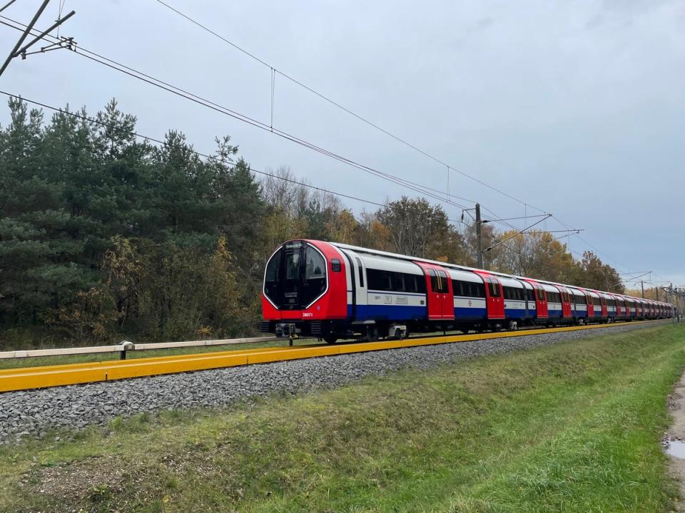 New Piccadilly line trains are being tested in Germany (Ross Lydall)