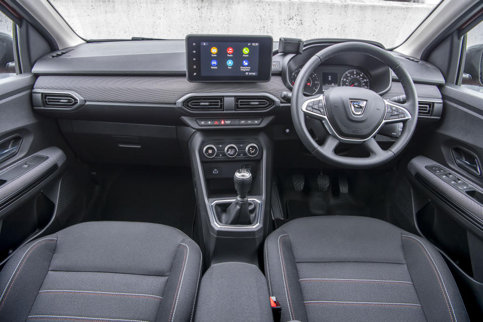 The Jogger’s interior has been designed to be as practical as possible. (Dacia)