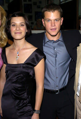 Franka Potente and Matt Damon at the Hollywood premiere of Universal Pictures' The Bourne Supremacy