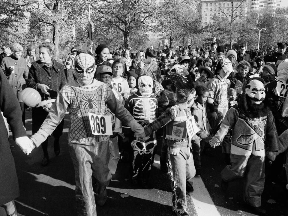 A Halloween parade in 1966.