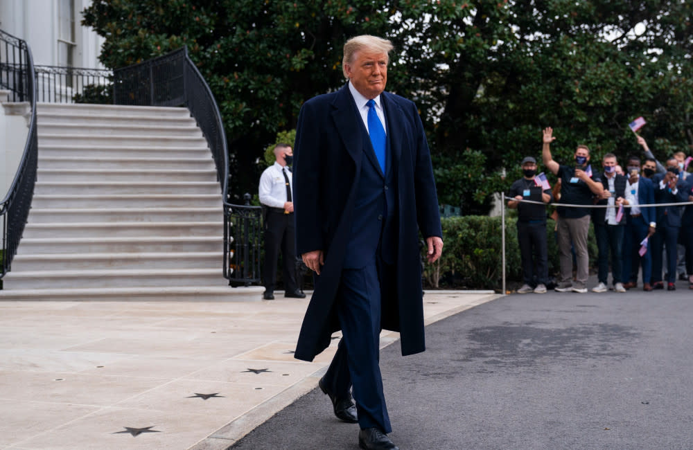 Donald Trump has received on honorary black belt in taekwondo. credit:Bang Showbiz