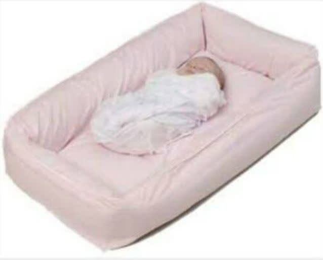 Ms Wowk said this is a similar cot insert to what her daughter was using. Photo: Facebook/Awareness for Zara Skye