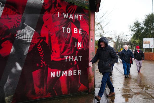 Southampton fans arrive at St Mary’s