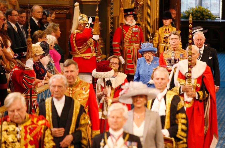 The Earl Marshal among the Royal Procession during the State Opening of Parliament in 2017 (Alastair Grant/PA) (PA Archive)