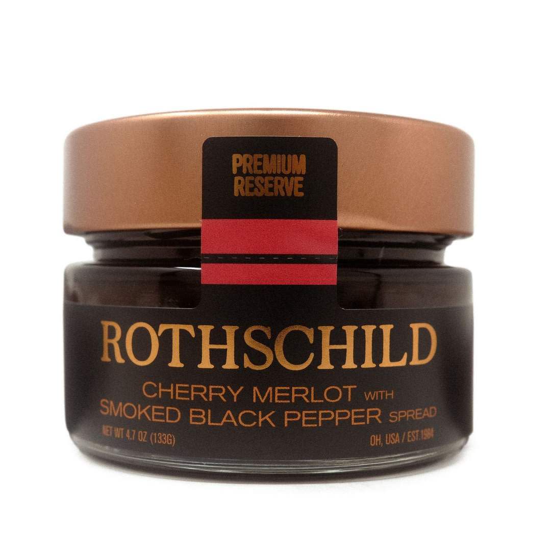 Robert Rothschild Farm Cherry Merlot with Smoked Black Pepper Spread