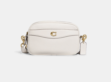 COACH Polished Pebble Leather Tabby Shoulder Bag 26 (Chalk) Handbags -  Yahoo Shopping