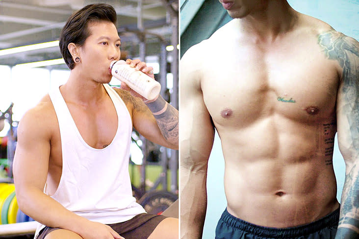 Fitness enthusiasts and bodybuilders enjoy the convenience of the chicken protein smoothies.