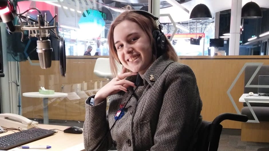 Riverview teen Rebecca Schofield was well known for her kindness campaign, #BeccaToldMeTo. Now, her story is being told in a documentary-style play. (CBC News - image credit)