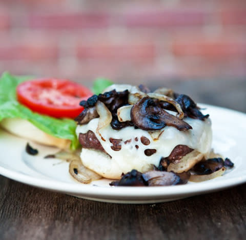 Mushroom Swiss Burgers