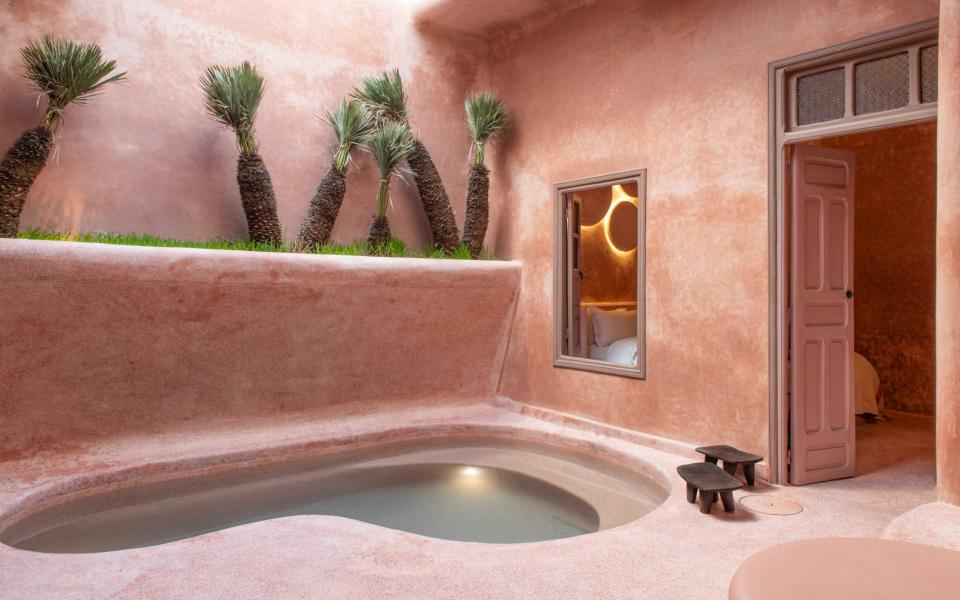 The group stayed at the stylish Riad Brummell Medina