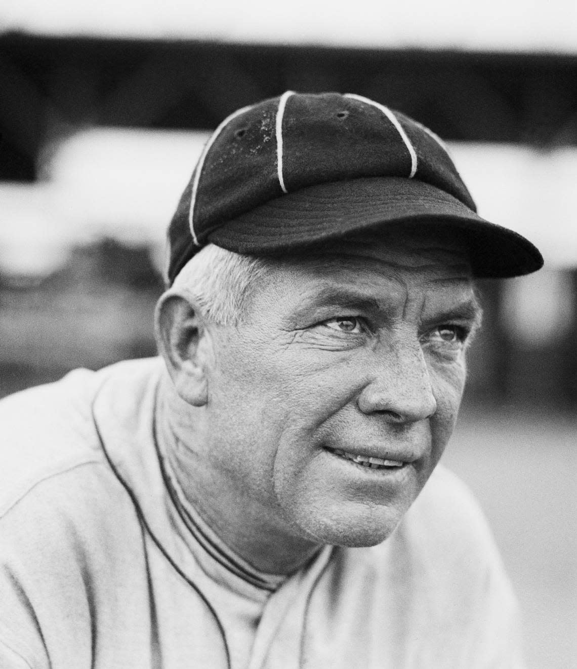 Tris Speaker, long-time Boston Red Sox and Cleveland Indian centerfielder, 1907-1928, at an Oldtimer’s game on March 27, 1930. (AP Photo)