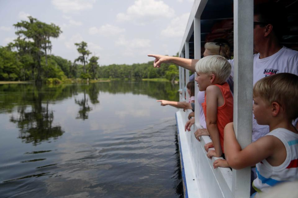 Wakulla Springs State Park historic boat tours are a popular experience for families visiting the park.