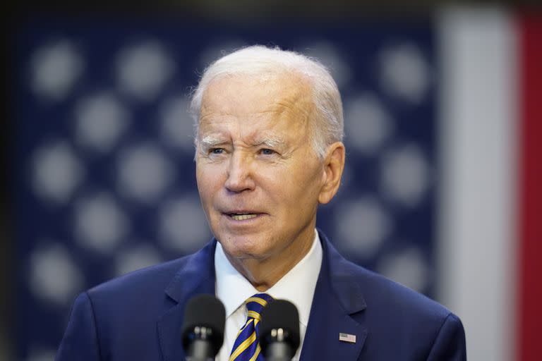 El presidente Joe Biden pronuncia un discurso en un acto en Largo, Maryland, el 14 de septiembre de 2023