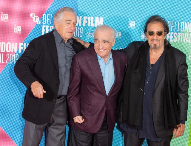 The Irishman photocall – BFI London Film Festival 2019