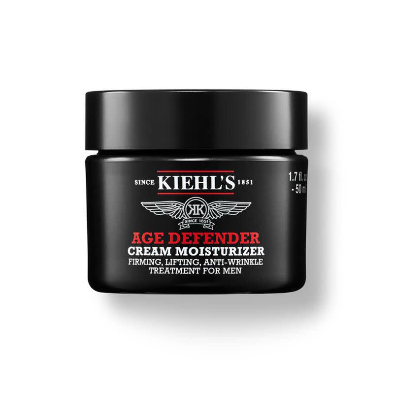 <p><a href="https://go.redirectingat.com?id=74968X1596630&url=https%3A%2F%2Fwww.kiehls.com%2Fmens%2Fage-defender%2Fage-defender-moisturizer%2FKHL413.html&sref=https%3A%2F%2Fwww.esquire.com%2Fstyle%2Fgrooming%2Fg22838810%2Fbest-anti-aging-cream-for-men%2F" rel="nofollow noopener" target="_blank" data-ylk="slk:Shop Now;elm:context_link;itc:0;sec:content-canvas" class="link ">Shop Now</a></p><p>Age Defender Moisturizer</p><p>kiehls.com</p><p>$62.00</p>