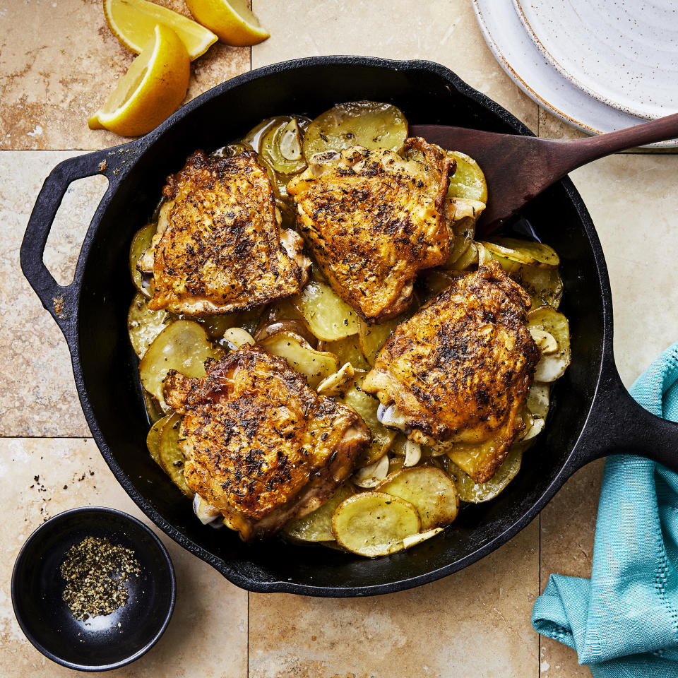 One-Pan Baked Chicken & Potatoes