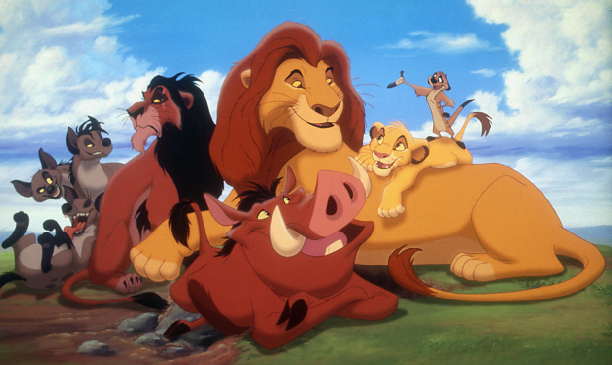 The animal ensemble in Disney's 1994 animated classic, 'The Lion King' (Photo: Courtesy Everett Collection)