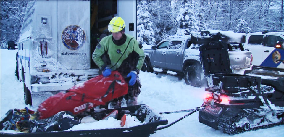 A search and rescue team with their gear. (KTUU)