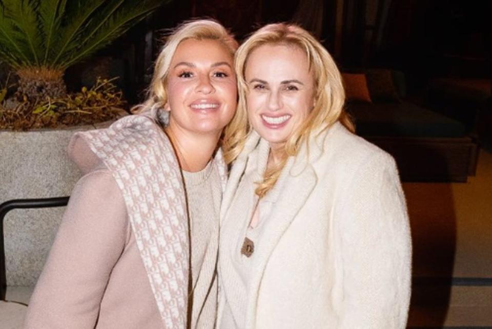 <p>Rebel Wilson/Instagram</p> Ramona Agruma and Rebel Wilson