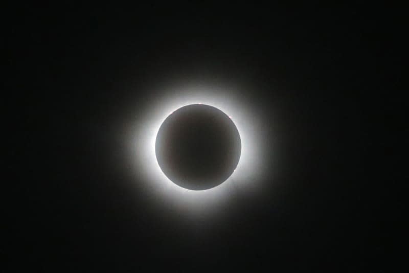 A total solar eclipse of the sun over Mazatlan. Eduardo Resendiz/dpa