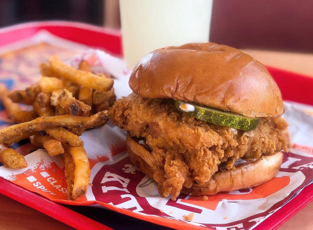 Popeyes is serving chicken wings covered with 24-karat gold flakes