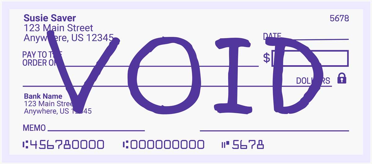 This image shows a check with the word 