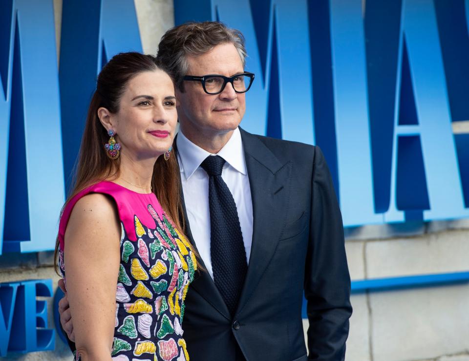 Livia Firth and Colin Firth