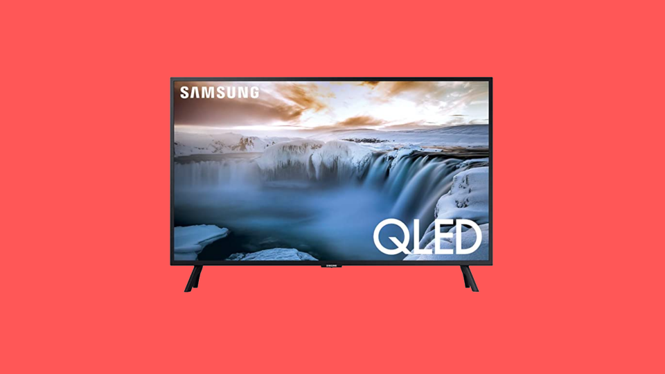 Save $102 on this Samsung QN32Q50RAFXZA Flat 32-inch QLED 4K 32Q50 Series Smart TV. (Photo: Amazon)