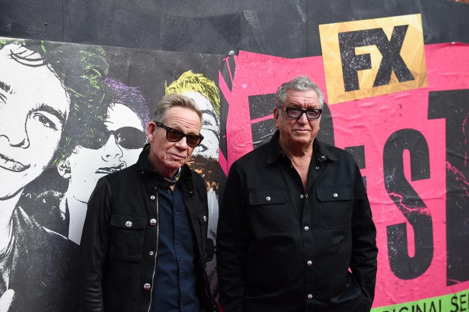 Paul Cook and Steve Jones at the Pistol premiere (Getty Images for Vanity Fair)