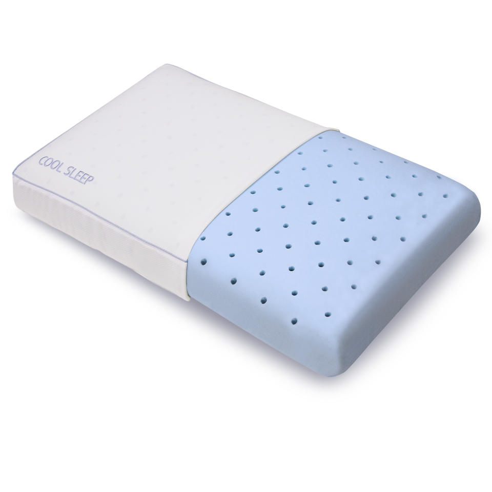 Modern Sleep Cool Sleep Ventilated Gel Memory Foam Gusseted Pillow (Walmart)